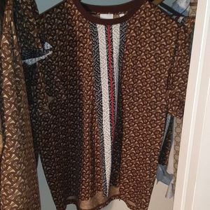 Burberry logo print t shirt